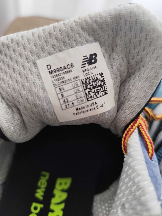 Action Bronson x New Balance 990 V6 Made in USA Lapis Lazuli 43