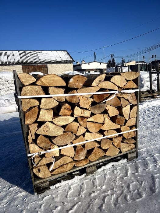 DREWNO KOMINKOWE Suche Drzewo do Kominka Sezonowane 3 lata Grab Buk