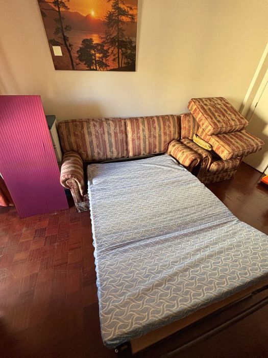 Sofá cama 2 lugares vintage