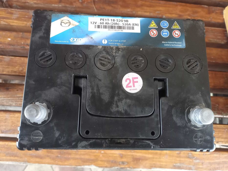 Продам б/у акумулятор Mazda та EuroCar