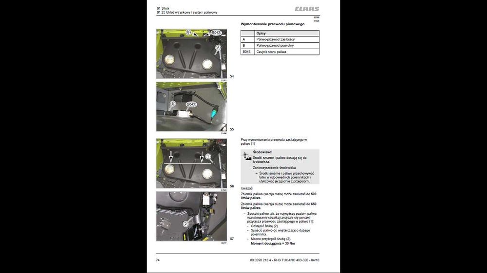 Żniwa 2023- kombajn CLAAS , CASE , NEW HOLLAND instrukcje serwisowe !!