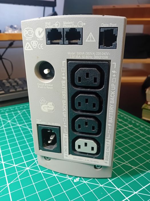 UPS APC 500  com bateria nova e cabo incluído