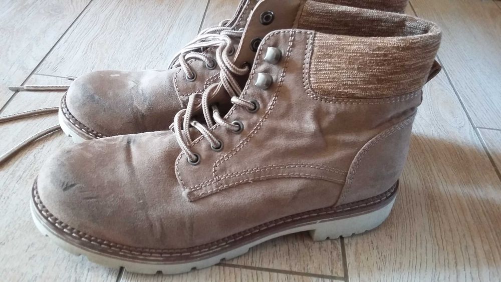 Buty workery damskie a'la zamsz 39