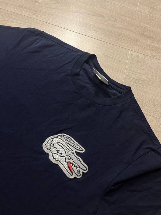 Мужская футболка с большим логотипом Lacoste