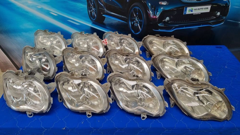 Óticas Smart Fortwo 450 1G e 2G