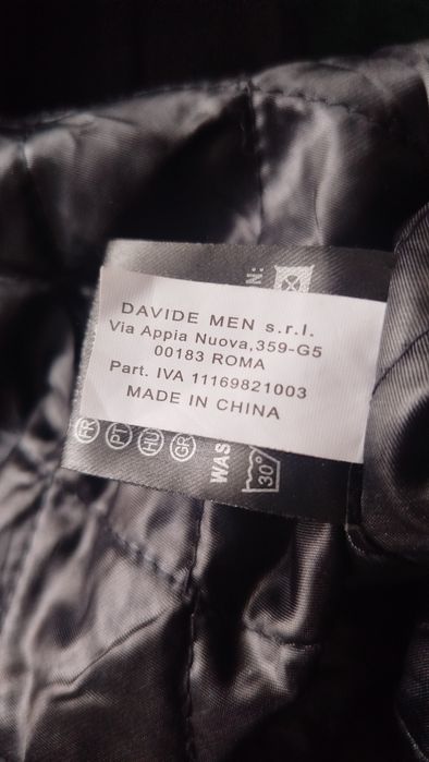 Płaszcz męski zimowy bosmanka Davide Men r. M