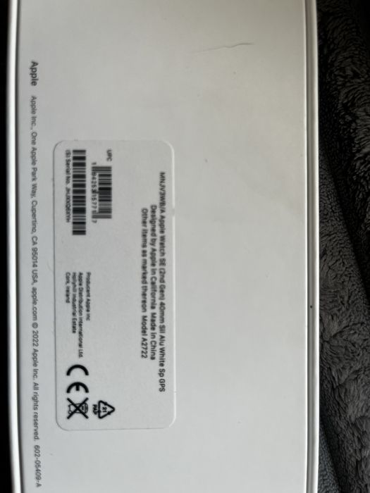 Apple Watch SE II gen. 40 cm