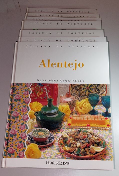 Cozinha de Portugal - Maria Odette Cortes Valente (8 Volumes, Completo