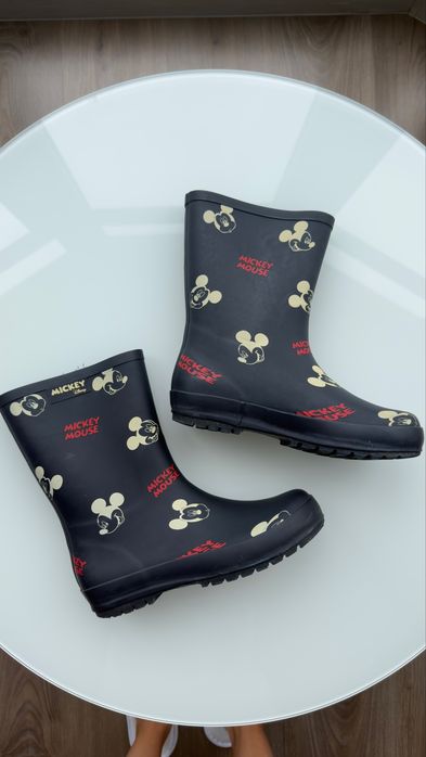 Zara гумові чоботи 33 розмір 21 см mickey mouce