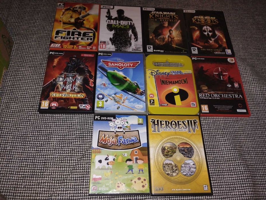 Zestaw gier PC/PS2/Xbox360