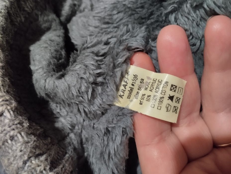 Шапочка шерстяная для подростка