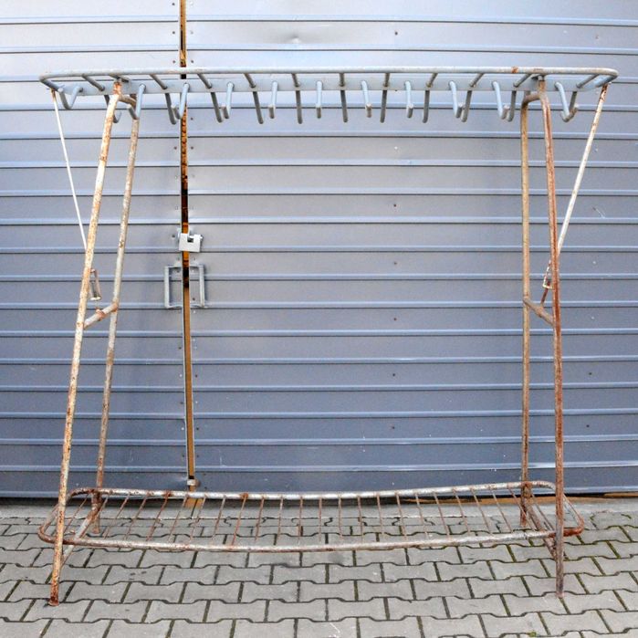 Wieszak szatniowy metalowy 190x180x60cm