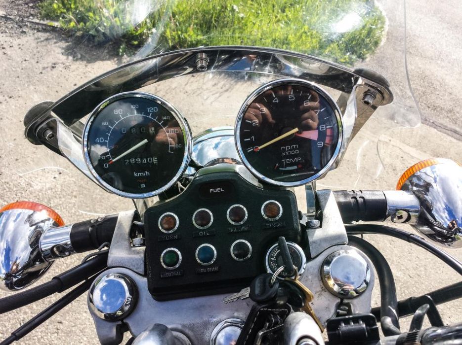 Szyba honda VT 700-800 gmole sakwy