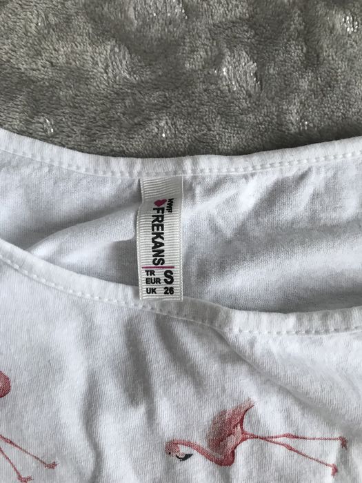 Frekans koszulka bluzka t-shirt print flamingi rozm. L/XL #5