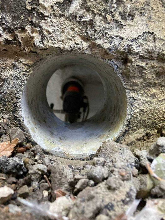 Алмазная резка бетона без пыли. Отверстие под вентиляцию. Проём