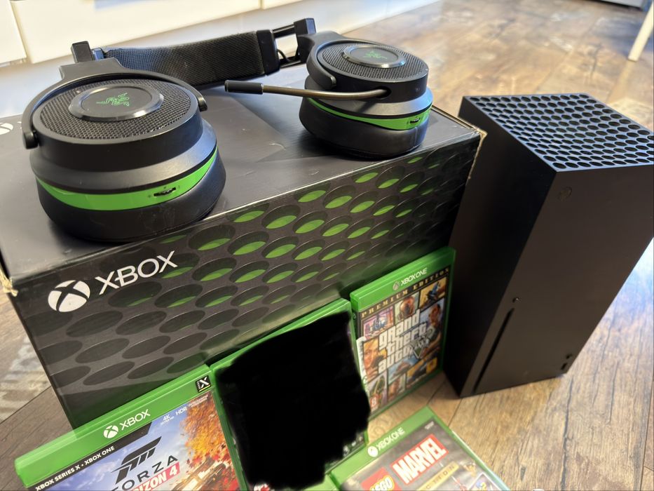 Xbox series x xbox one 1tb 4k blue ray full zestaw
