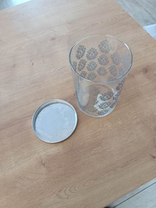 Pojemniki szklane PEPCO +karafka IKEA+słoik zakręcany