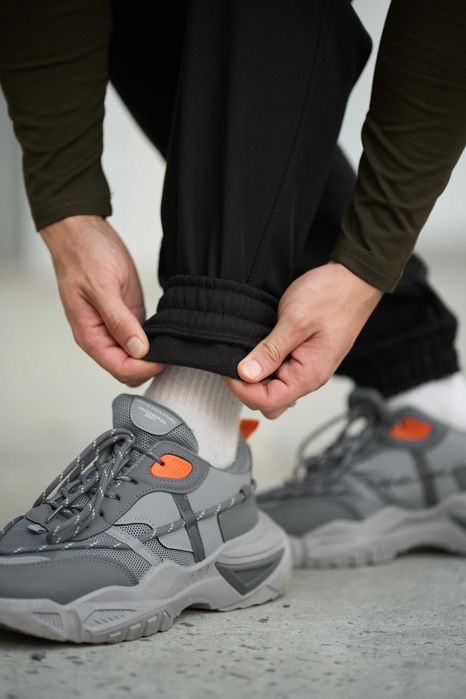 Штани чоловічі теплі на флісі софтшел чорні