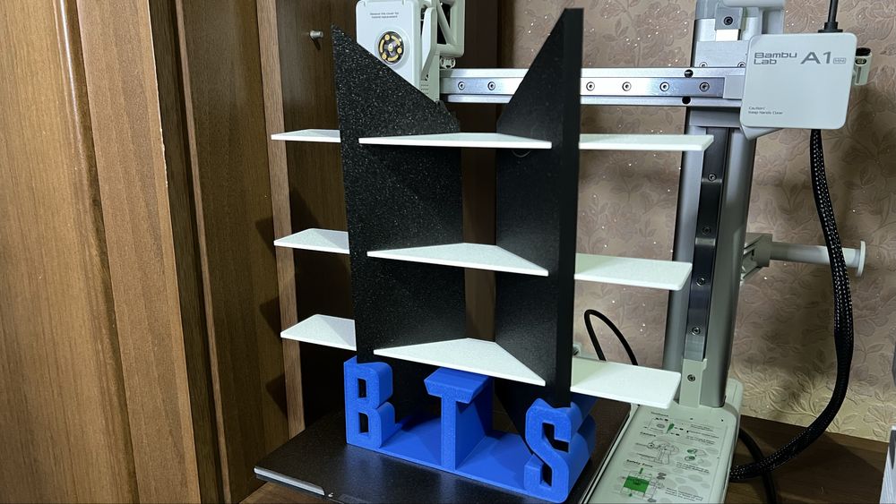 Поличка для колекції BTS  підставка для фігурок   3D-друк