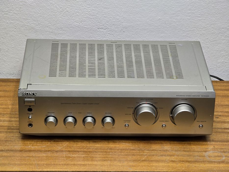 Sony TA FE 530r wzmacniacz srebrny