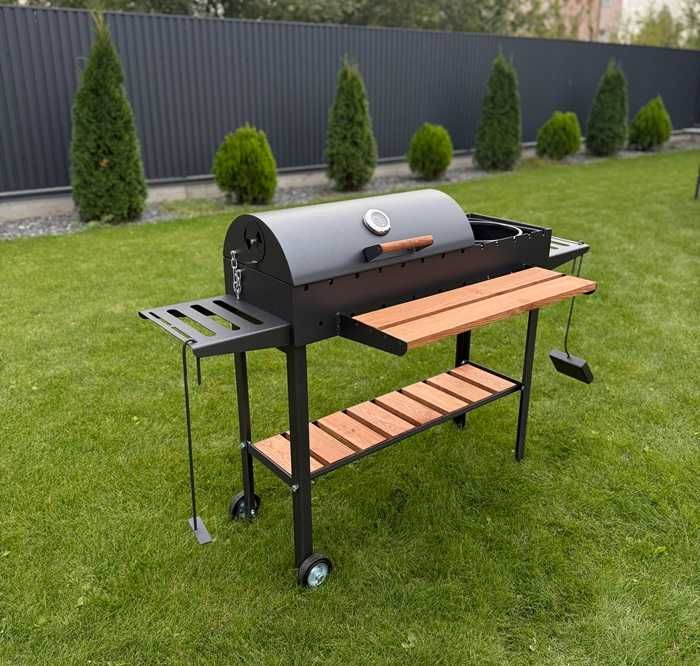Мангал 5 мм посилений з решіткою та підставкою під казан! Мангал-гриль