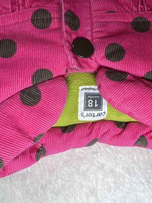 Жилетка тепла на дівчинку 1,5 роки (18м)