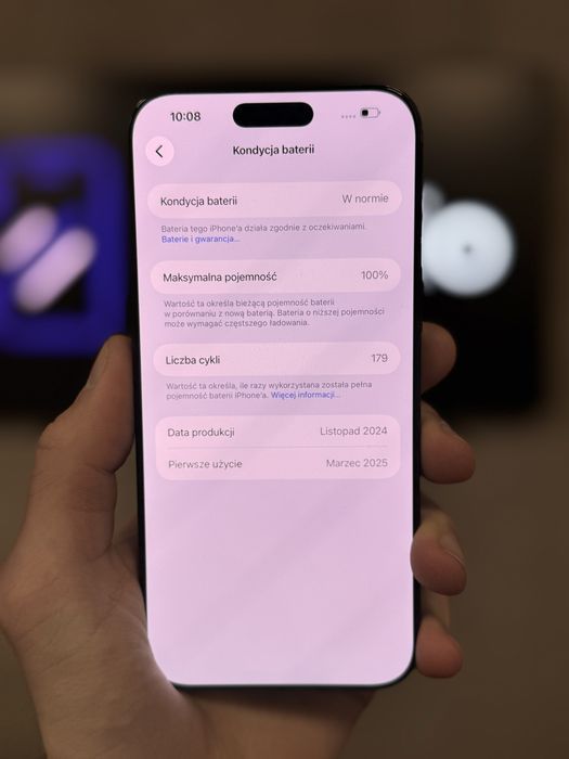 RATY 0% iPhone 16 Pro Max 256GB BATERIA 100% GWARANCJA 12 miesiecy!!