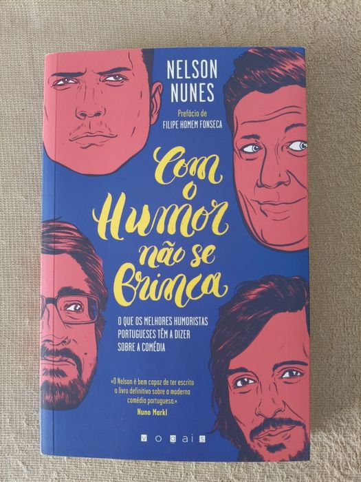 Livro com o humor não se brinca