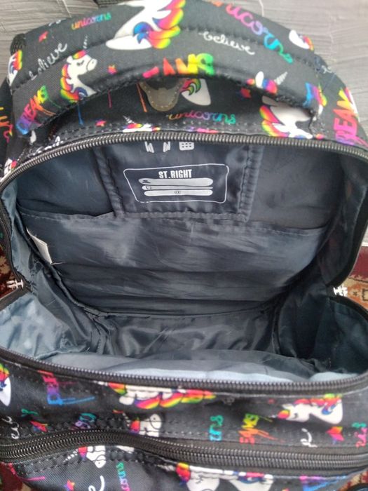 Plecak czarny w junikorny.