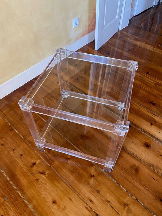 Mesa apoio acrílico