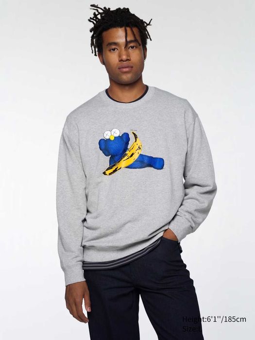 Свитшот UNIQLO × KAWS + Andy Warhol Graphic!