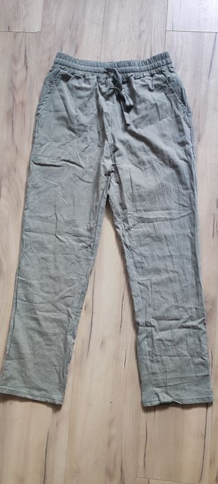 Spodnie męskie w kolorze khaki, rozmiar S