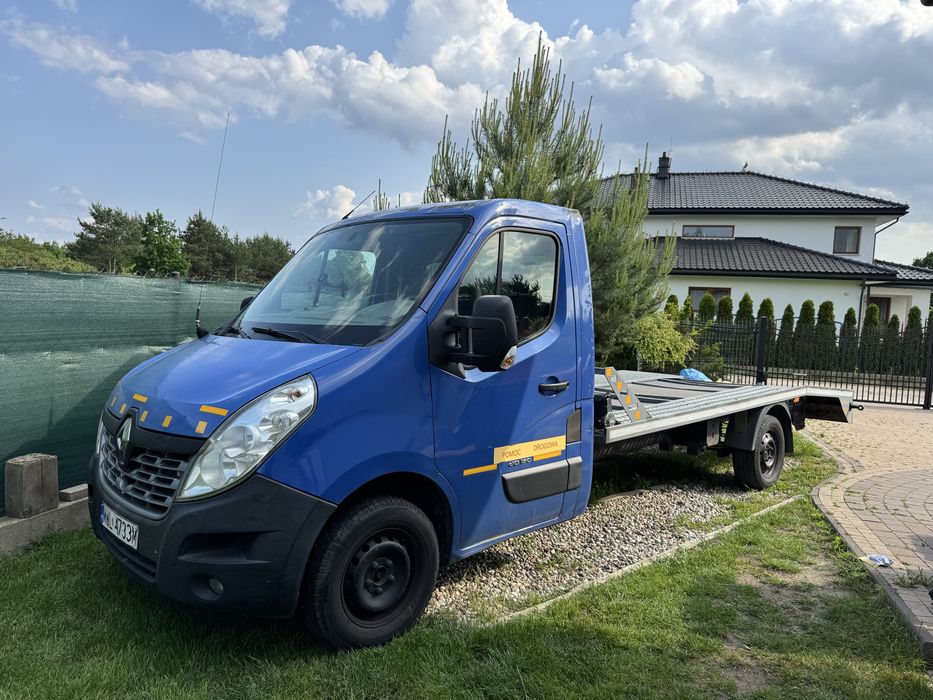 Wynajem autolaweta laweta 3,5t Renault Master prawo jazdy B, Warszawa