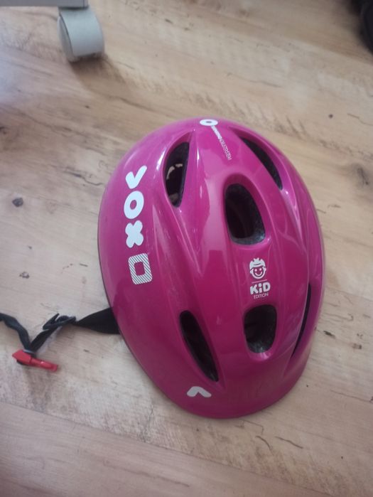 Kask różowy dla dziewczynki