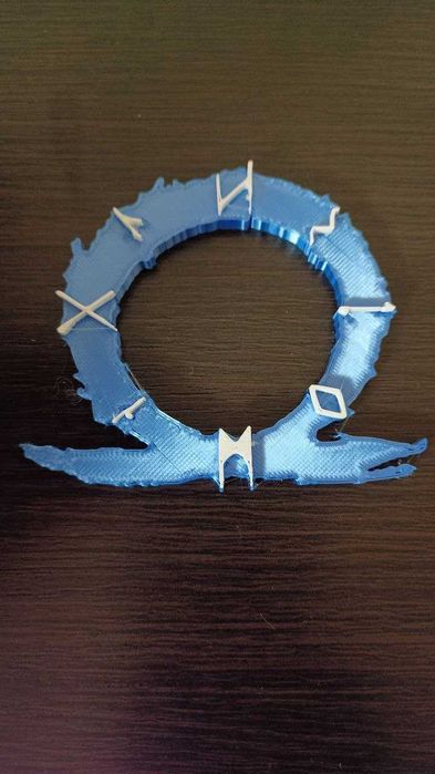 Logo God Of War + Twarz Kratosa