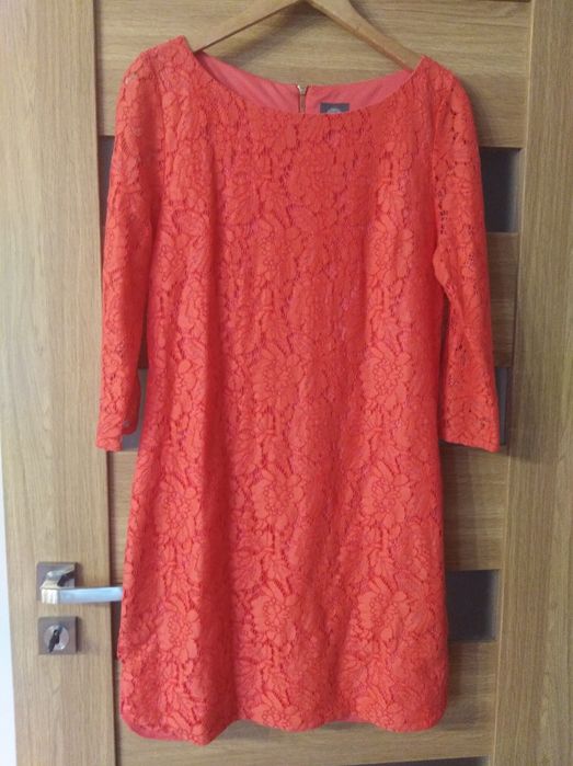 Sukienka koronkowa, elegancka XL, 42