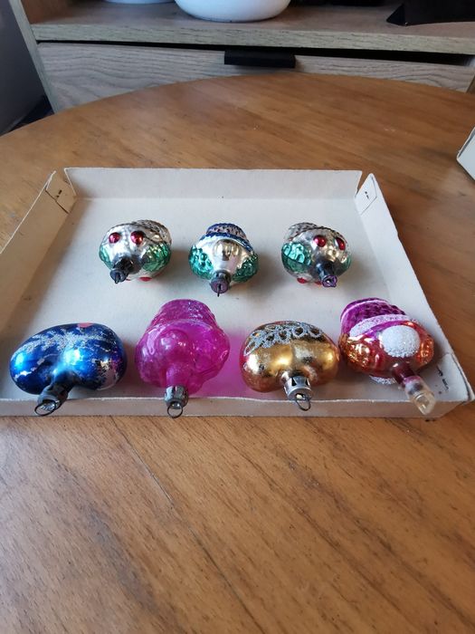 Stare bombki choinkowe z prl mix