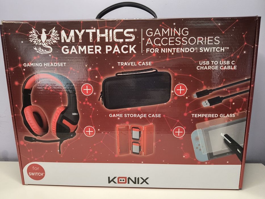 !!! NOWE!!! Konix zestaw akcesoriów do Nintendo Switch