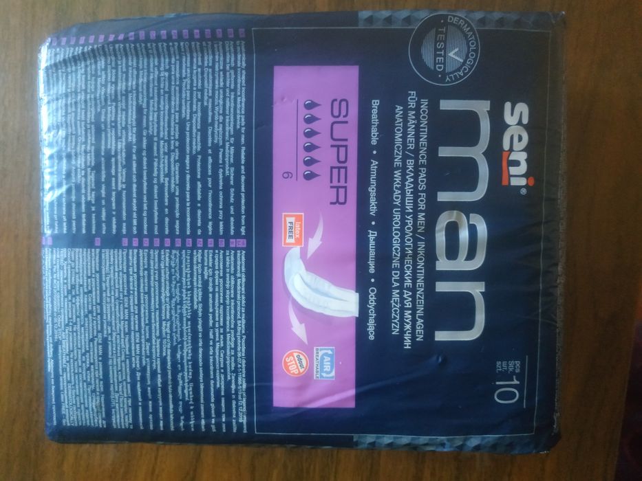 Мужские урологические прокладки Seni Man