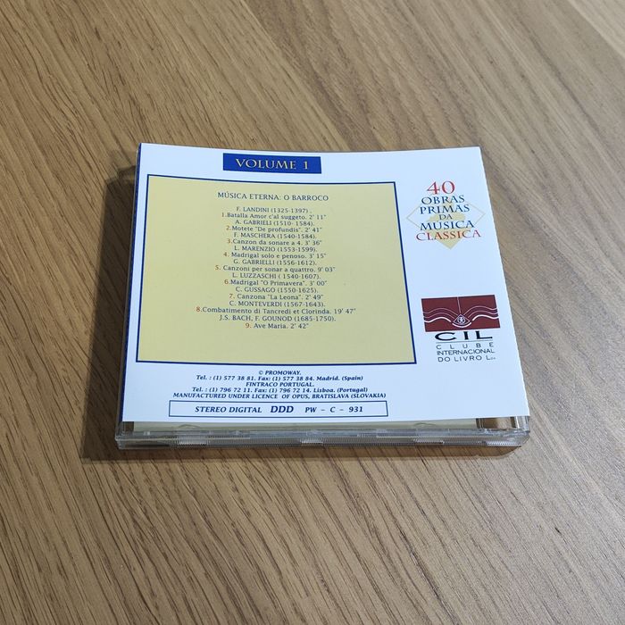 40 Obras Primas da Música Clássica Volume 1