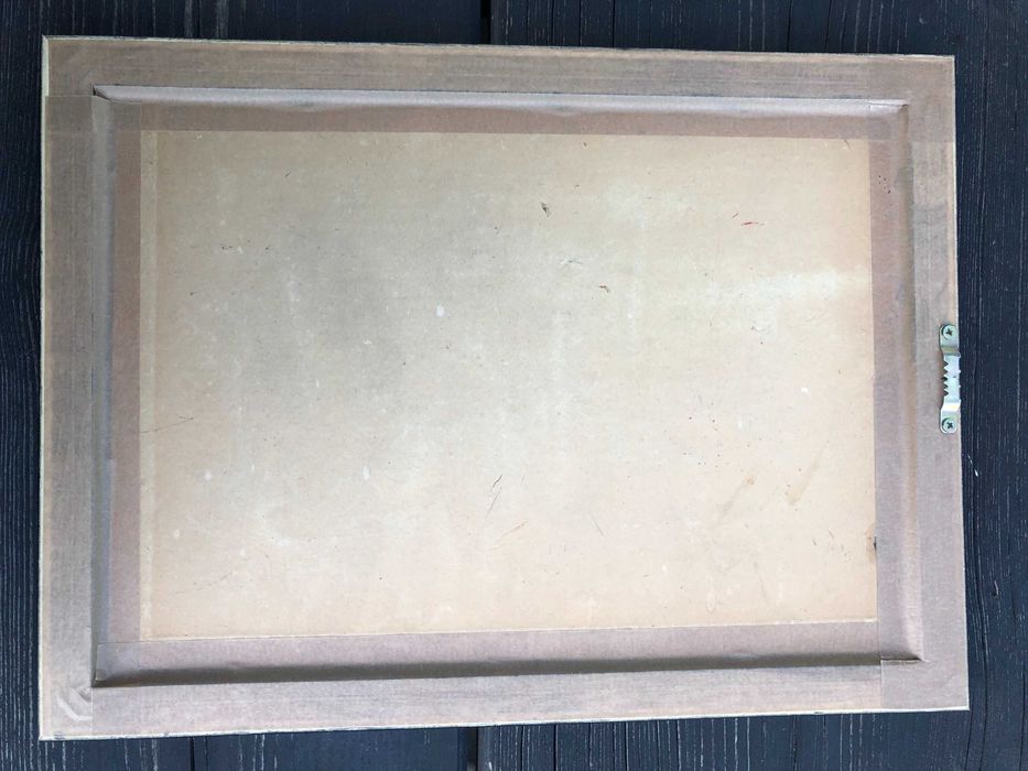 Donald Solo - Portret, Obraz olejny na tekturze