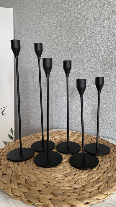 Підсвічники золотисті та чорні, новорічний декор,ранери , сер