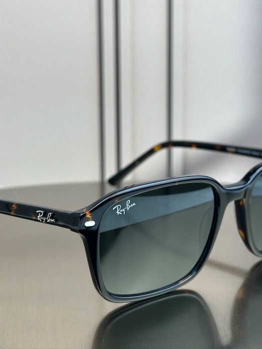 Сонцезахисні окуляри Ray-Ban Raimond RB2231 гавана, зелена лінза G15, прямокутні, унісекс, оригінал