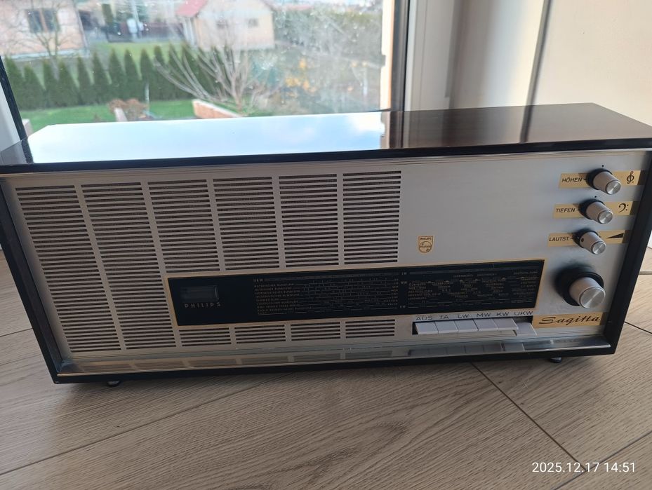Radio Philips Sagitta lata 60 te.Stan Kolekcjonerski