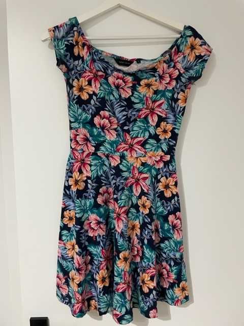 Sukienka hiszpanka w kwiaty 38 M New Look