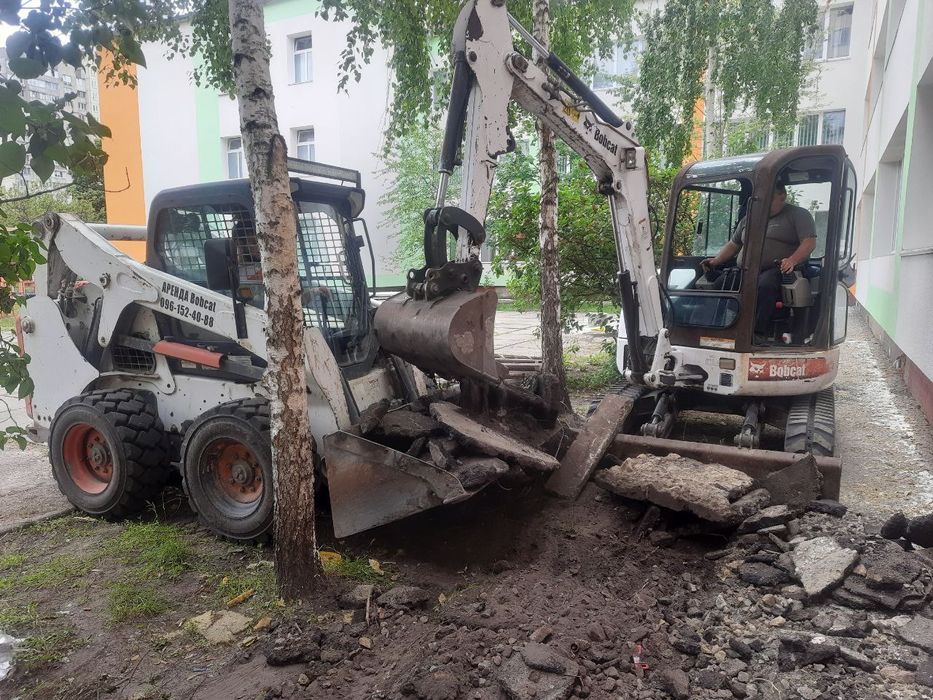 Послуги спецтехніки аренда бобкат бобкет bobcat оренда Bobcat