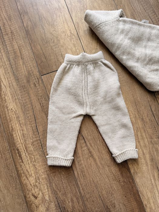 Костюмчик вʼязаний 3-6 міс та пінеточки