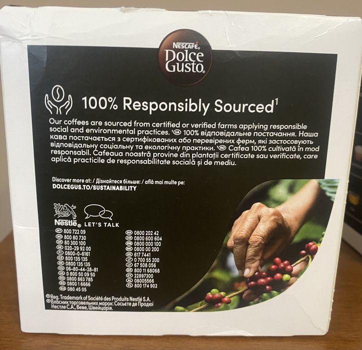 Nes cafe Dolce  Flat white, Gusto Espresso