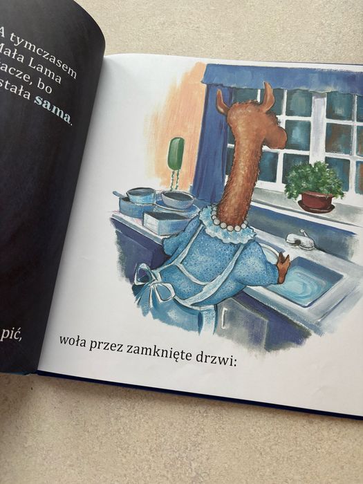 Mała Lama w łóżku sama Anna Dewdney