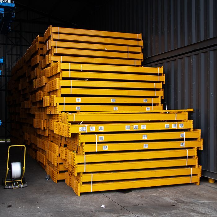 Regał paletowy magazynowy trawers rama META, NEDCON, METALSISTEM